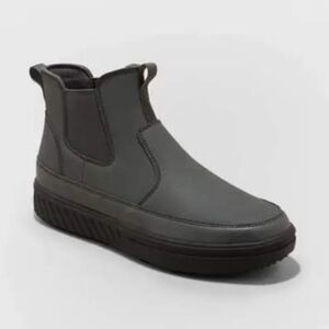 Men's Otis Chelsea Winter Boots - Goodfellow & Co, Charcoal/Gray, Size 9